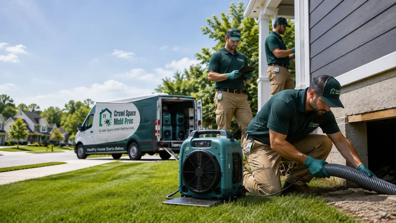 Crawl Space Mold Removal in Richfield, WI